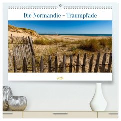 Die Normandie - Traumpfade (hochwertiger Premium Wandkalender 2024 DIN A2 quer), Kunstdruck in Hochglanz - Springer, Edwin