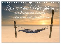 Lass uns ans Meer fahren (Wandkalender 2024 DIN A4 quer), CALVENDO Monatskalender