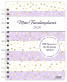 Familienplaner-Buch Pattern 2024 17,5x23,1