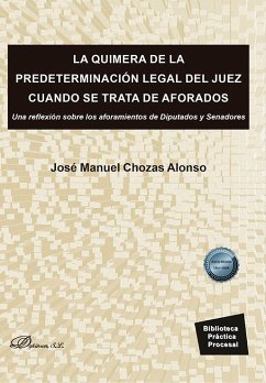 Cover La quimera de la predeterminación legal del juez cuando se trata de aforados