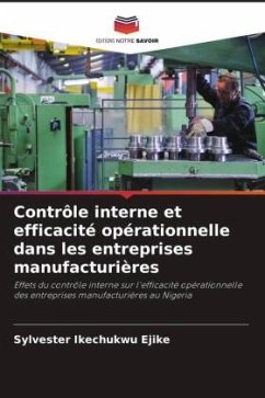 Cover Contrôle interne et efficacité opérationnelle dans les entreprises manufacturières