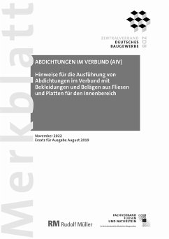 Cover Merkblatt Abdichtungen im Verbund (PDF) 2022-11 (eBook, PDF)