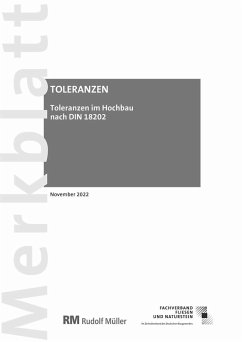 Cover Merkblatt Toleranzen im Hochbau (PDF) 2022-11 (eBook, PDF)