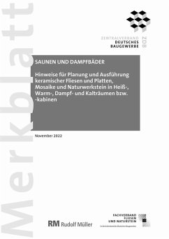 Cover Merkblatt Saunen und Dampfbäder (PDF) 2022-11 (eBook, PDF)