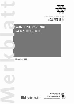Cover Merkblatt Wanduntergründe im Innenbereich (PDF) 2022-11 (eBook, PDF)