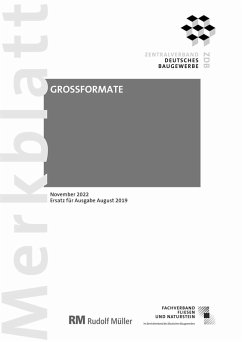 Cover Merkblatt Großformate: 2022-11 (PDF) (eBook, PDF)