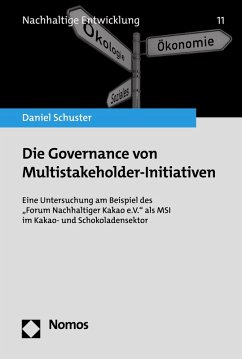 Cover Die Governance von Multistakeholder-Initiativen (eBook, PDF)