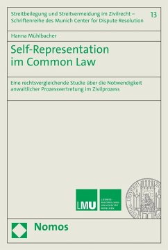 Cover Self-Representation im Common Law (eBook, PDF)