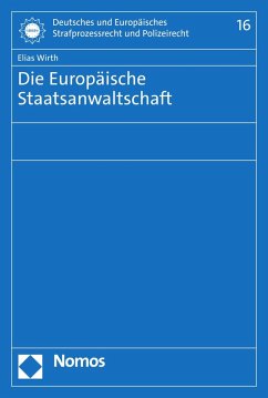 Cover Die Europäische Staatsanwaltschaft (eBook, PDF)