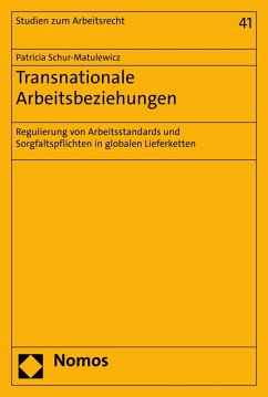 Transnationale Arbeitsbeziehungen (eBook, PDF) - Schur-Matulewicz, Patricia