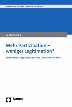 Mehr Partizipation - weniger Legitimation? (eBook, PDF) - Scholz, Juliane