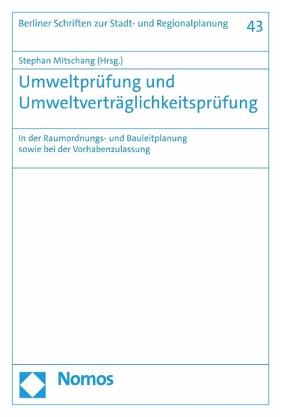 Umweltprüfung und Umweltverträglichkeitsprüfung (eBook, PDF)