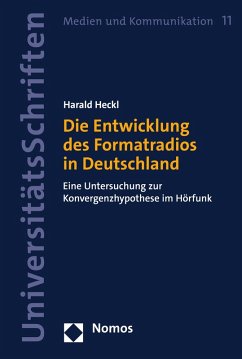 Cover Die Entwicklung des Formatradios in Deutschland (eBook, PDF)