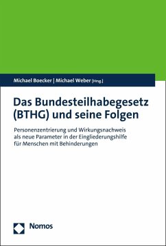 Cover Das Bundesteilhabegesetz (BTHG) und seine Folgen (eBook, PDF)