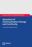 Questions of Communicative Change and Continuity (eBook, PDF)