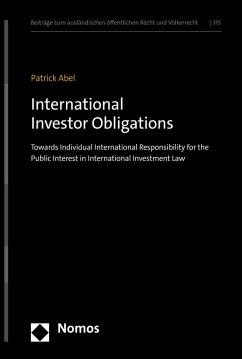 International Investor Obligations (eBook, PDF) - Abel, Patrick