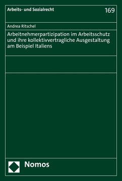 Cover Arbeitnehmerpartizipation im Arbeitsschutz und ihre kollektivvertragliche Ausgestaltung am Beispiel Italiens (eBook, PDF)