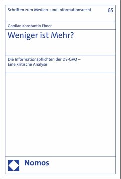 Weniger ist Mehr? (eBook, PDF) - Ebner, Gordian Konstantin