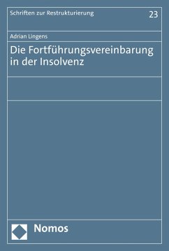 Die Fortführungsvereinbarung in der Insolvenz (eBook, PDF) - Lingens, Adrian