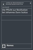 Die Pflicht zur Restitution bei Johannes Duns Scotus (eBook, PDF)