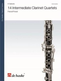 14 Intermediate Clarinet Quartets - Proust, Pascal