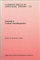 Towards a Critical Sociolinguistics Towards a Critical Sociolinguistics