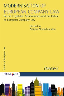 Modernisation of European Company Law (eBook, ePUB)