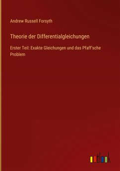 Theorie der Differentialgleichungen