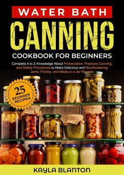 Cover Water Bath Canning Cookbook For Beginners (eBook, ePUB)