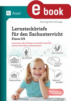 Lernsteckbriefe für den Sachunterricht Klasse 3/4 (eBook, PDF) - Segmüller-Schwaiger, Silvia