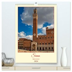 Siena - Impressionen (hochwertiger Premium Wandkalender 2024 DIN A2 hoch), Kunstdruck in Hochglanz - Meisenzahl, Jessica