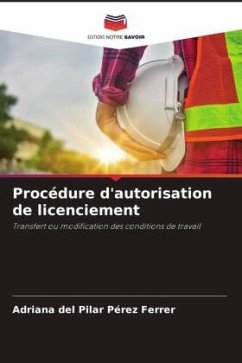 Procédure d'autorisation de licenciement - Pérez Ferrer, Adriana del Pilar