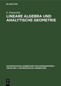Lineare Algebra und analytische Geometrie (eBook, PDF) - Eisenreich, G.