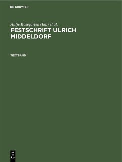 Cover Festschrift Ulrich Middeldorf (eBook, PDF)