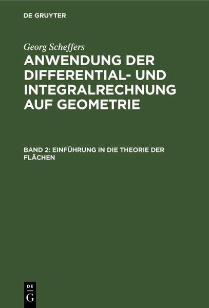 Einführung in die Theorie der Flächen (eBook, PDF)