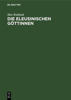 Cover Die eleusinischen Göttinnen (eBook, PDF)
