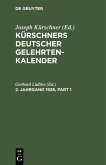 Kürschners Deutscher Gelehrten-Kalender. 2. Jahrgang 1926 (eBook, PDF)