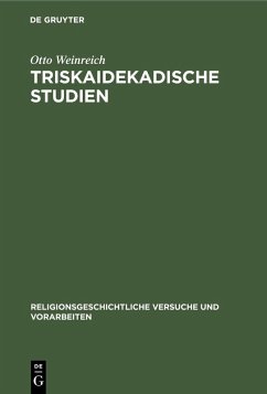 Cover Triskaidekadische Studien (eBook, PDF)