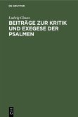 Beiträge zur Kritik und Exegese der Psalmen (eBook, PDF)