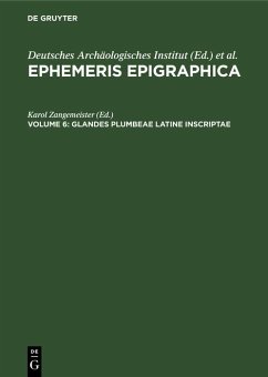 Cover Glandes plumbeae latine inscriptae (eBook, PDF)