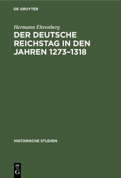 Cover Der Deutsche Reichstag in den Jahren 1273-1318 (eBook, PDF)