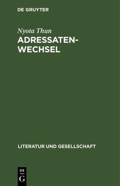 Cover Adressatenwechsel (eBook, PDF)