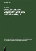 Vorlesungen über numerische Mathematik, II (eBook, PDF)