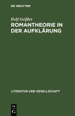 Romantheorie in der Aufklärung (eBook, PDF)