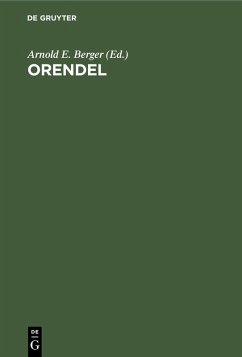Cover Orendel (eBook, PDF)