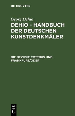Cover Die Bezirke Cottbus und Frankfurt/ Oder (eBook, PDF)