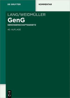 Cover Lang/Weidmüller Genossenschaftsgesetz (eBook, ePUB)