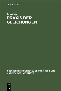 Cover Praxis der Gleichungen (eBook, PDF)