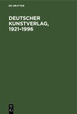 Deutscher Kunstverlag, 1921-1996 (eBook, PDF)