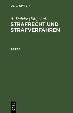 Cover Strafrecht und Strafverfahren (eBook, PDF)